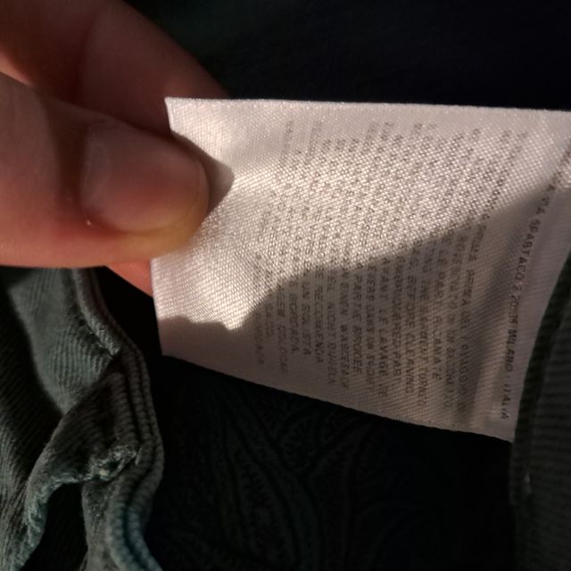 Jeans Etro Verdi Ricamati