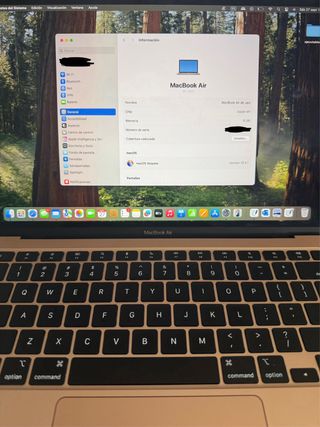 MacBook Air 13 M1 Cobre Teclado Americano