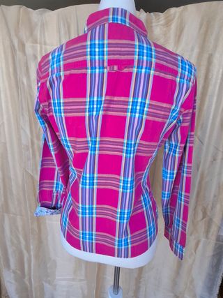 Camisa de cuadros multicolor