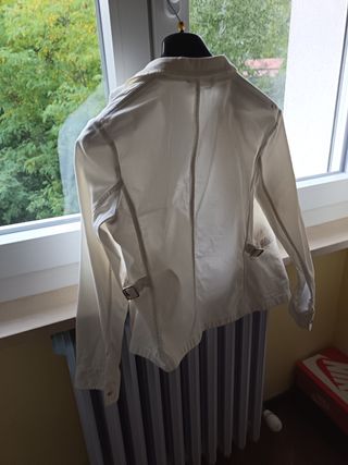 Giacca mezza stagione bianca