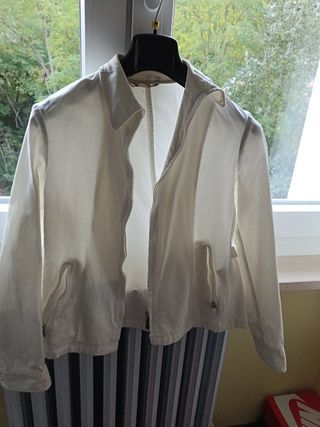 Giacca mezza stagione bianca