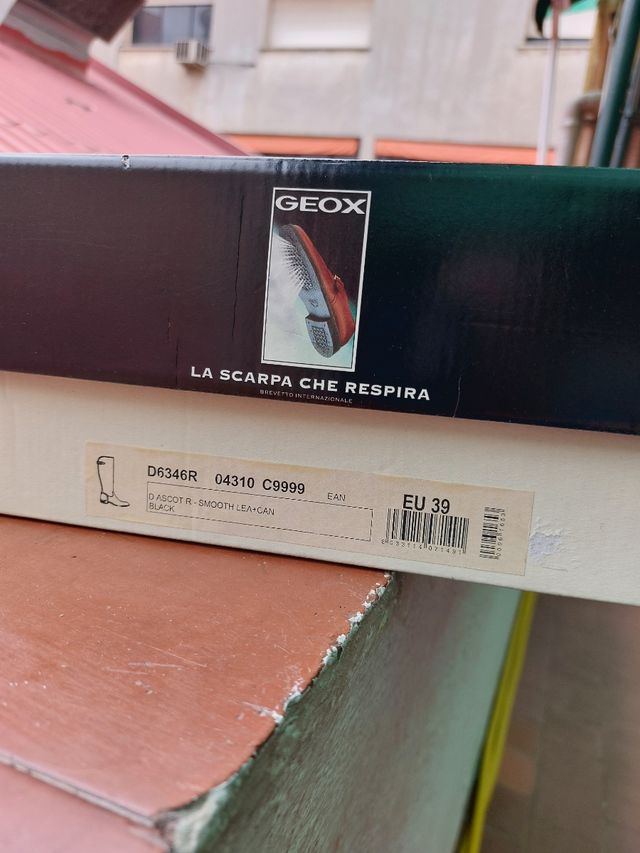Botas Geox D6346R Negro Talla 39