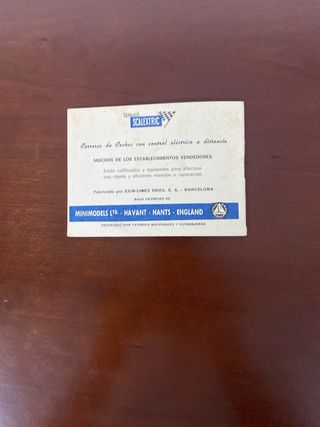 Documentación Scalextric G.P. 3