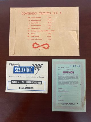 Documentación Scalextric G.P. 3