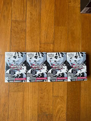 4x White flare booster bundle Eng