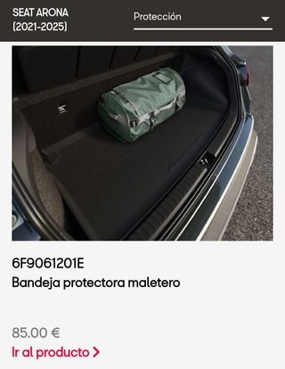 Protector maletero SEAT Arona Original
