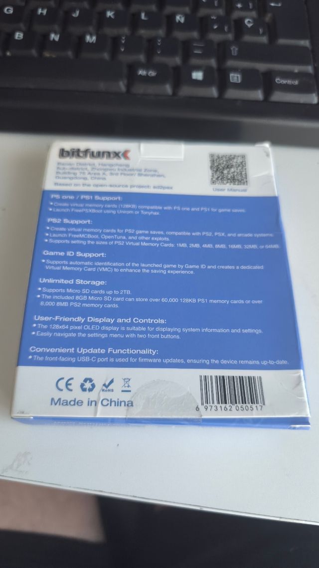 PSxMemcard PlayStation 2 memory card