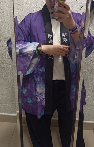 Kimono Demon Slayer Shinobu Morado 