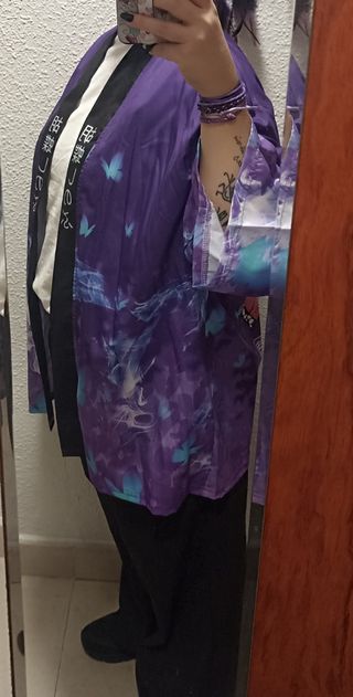 Kimono Demon Slayer Shinobu Morado 