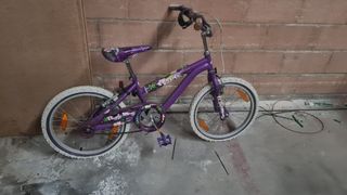 Bicicleta infantil morada Purple Moon
