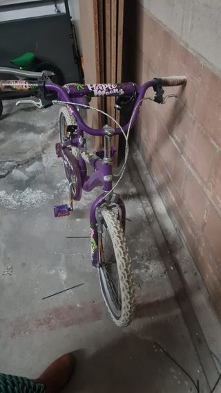 Bicicleta infantil morada Purple Moon
