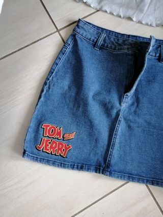 Set gonna jeans + top Tg. S/M Nuovo