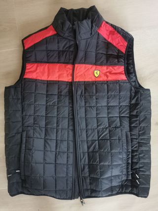 Chaleco Ferrari Negro y Rojo