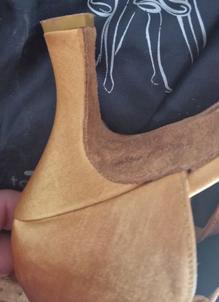 Zapatos de baile Reina beige/dorado