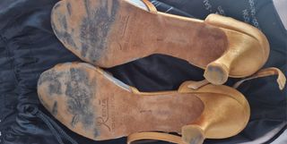 Zapatos de baile Reina beige/dorado
