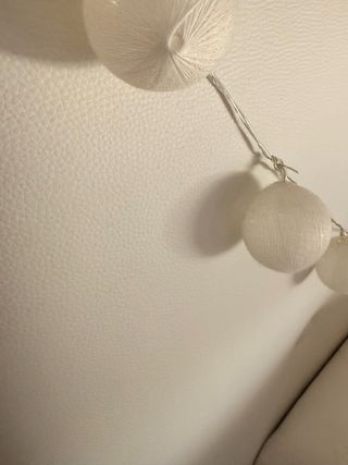 Testiera in pelle bianca