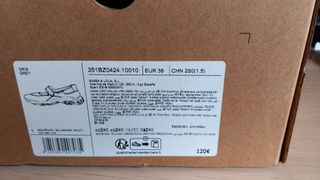 Bailarinas Bimba y Lola Gris/Plata Talla 38