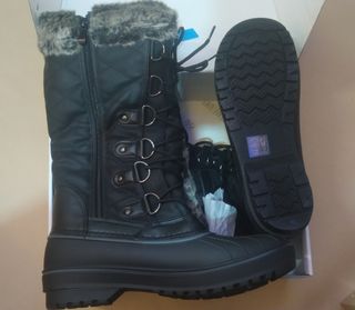 Botas de invierno negras para mujer
