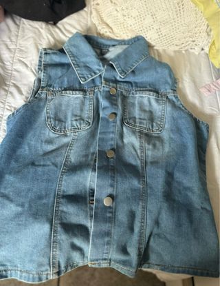 Chaleco vaquero sin mangas