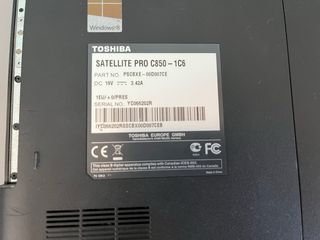 Carcasa portátil Toshiba Satellite Pro C850-1C6