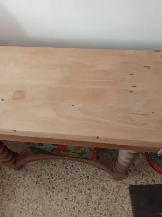 Mesa de madera plegable