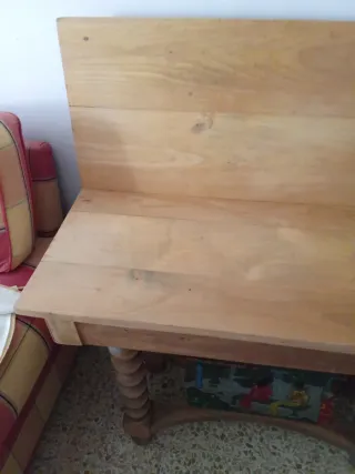 Mesa de madera plegable