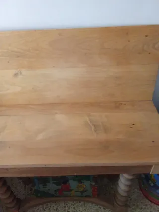 Mesa de madera plegable