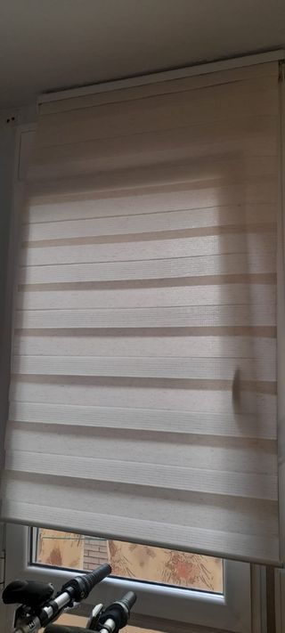 Estor  enrollable Noche-dia  color Beige 75x250