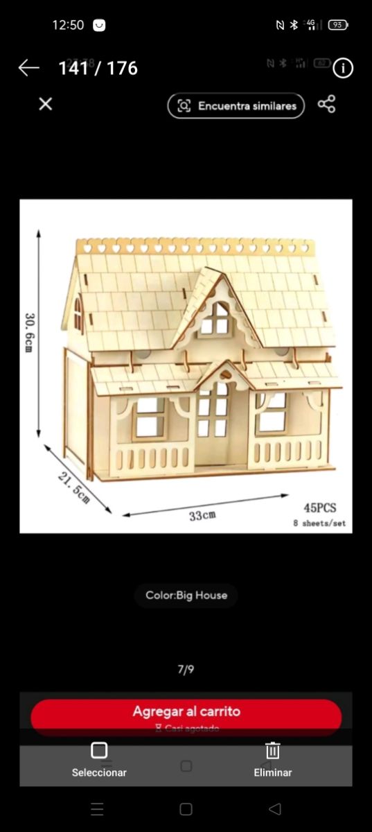 Casa de Muñecas de Madera.