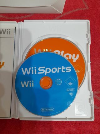 Juegos wii: 🇪🇦Wii Play+Wii Sports🇪🇦+2 Raquetas