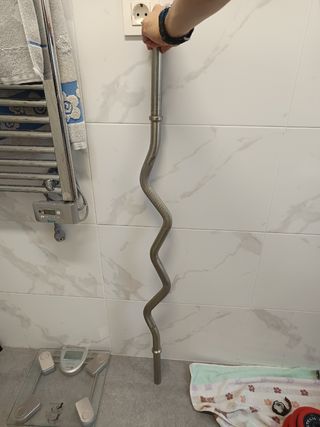 Barra Z Curl Cromada