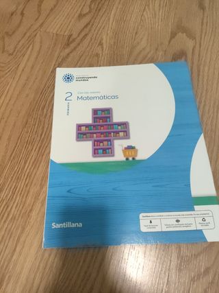 Cuadernillos Matemáticas 2 primaria Santillana
