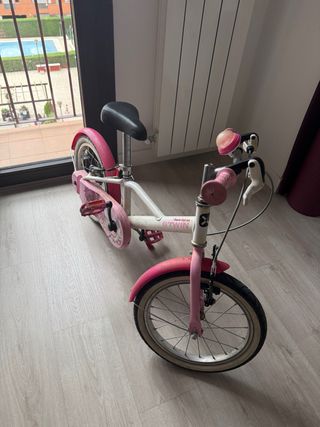Bici infantil B'Twin rosa