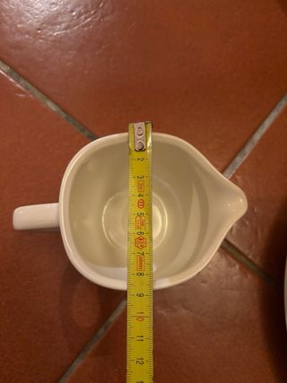 Bricco porta latte fiori ceramica