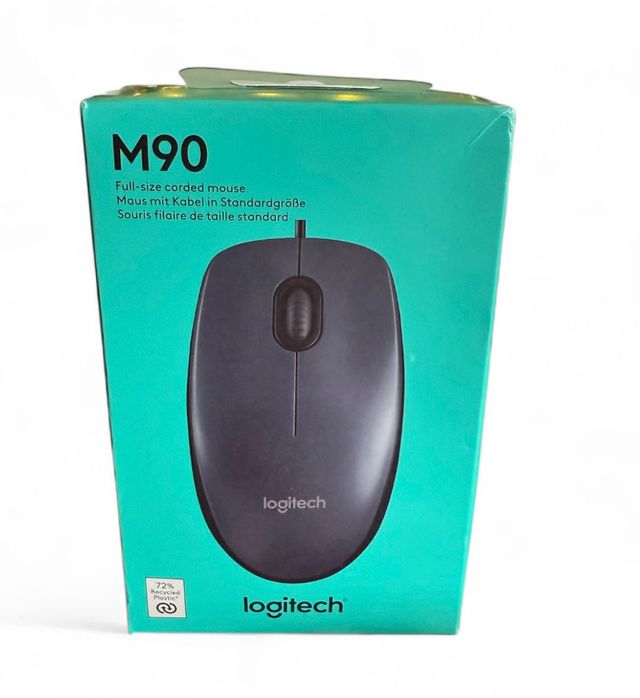 Ratón Logitech M90 USB Negro/Gris