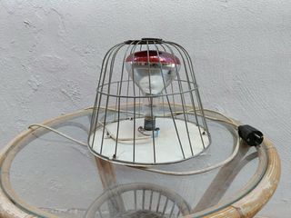Lámpara brasero infrarrojo para mesa camilla. 