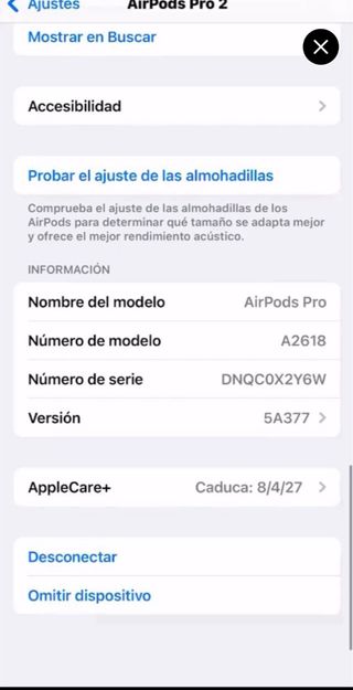 Últimos Airpods Pro (nuevos)