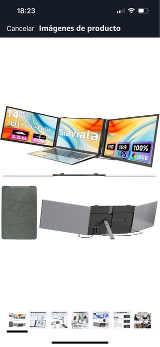 Siaviala Extensor Pantalla Portátil 14 Ultra-Thin