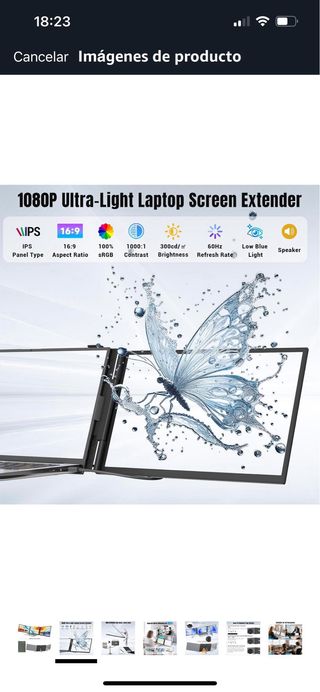 Siaviala Extensor Pantalla Portátil 14 Ultra-Thin