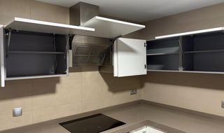 Muebles altos cocina blanco brillo. Ocasion