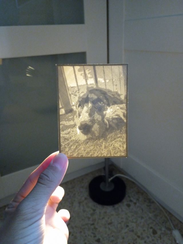 Litofanias personalizadas impresas en 3D