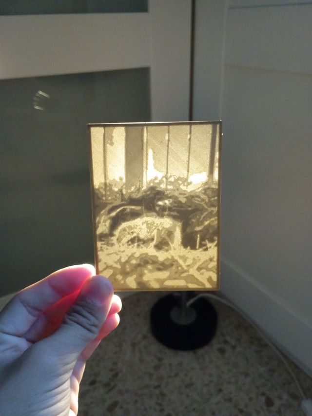 Litofanias personalizadas impresas en 3D