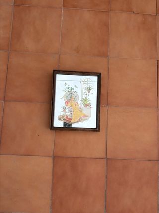 Porta llaves de madera y cristal
