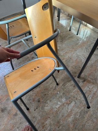 mesa con 6 sillas precio negociable