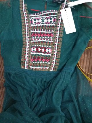 VESTIDO TALLA 38 DE VESTIR DEL C.INGLÉS NOENVIO 