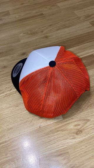 Gorra Volcom Workwear Naranja y Blanca