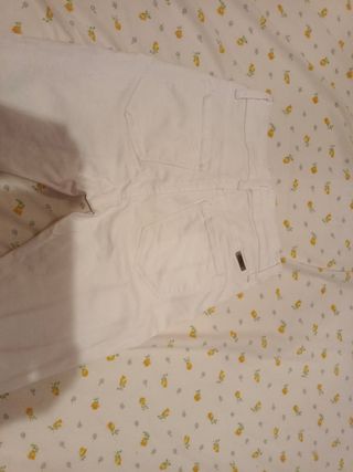 Pantalón vaquero KanCan blanco Talla M