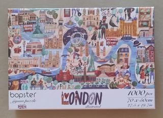 Puzzle 1000 piezas Londres Illustrated - Bopster