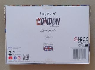 Puzzle 1000 piezas Londres Illustrated - Bopster