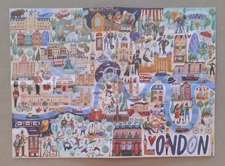 Puzzle 1000 piezas Londres Illustrated - Bopster